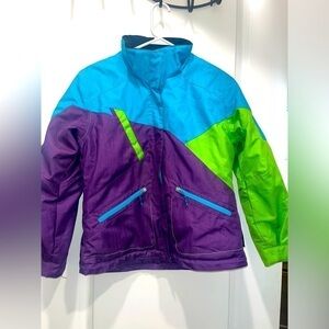 Obermeyer Kids Puffer Jacket - Blue, Green, Purple